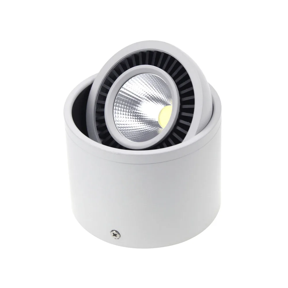 Крытый затемняемый поверхностный Mouted LED COB светильник 10 Вт 15 20 30 Светодиодный