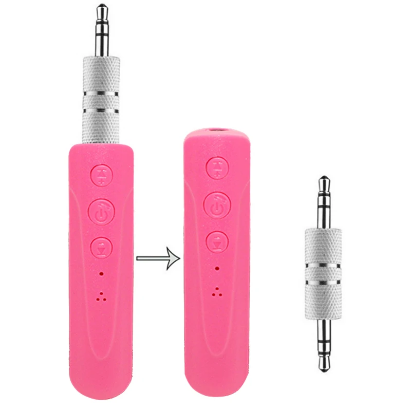 3.5mm Bluetooth-adapter Earphone Receiver Kit Handsfree Audio Music AUX Car Headphone Wireless With Microphone | Электроника