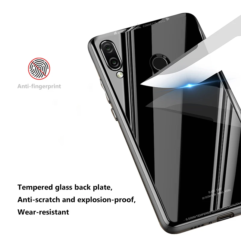 Чехол для телефона из закаленного стекла Huawei Honor 8X 10 9 8 Lite Y9 2019 P Smart Plus Nova 3i 3