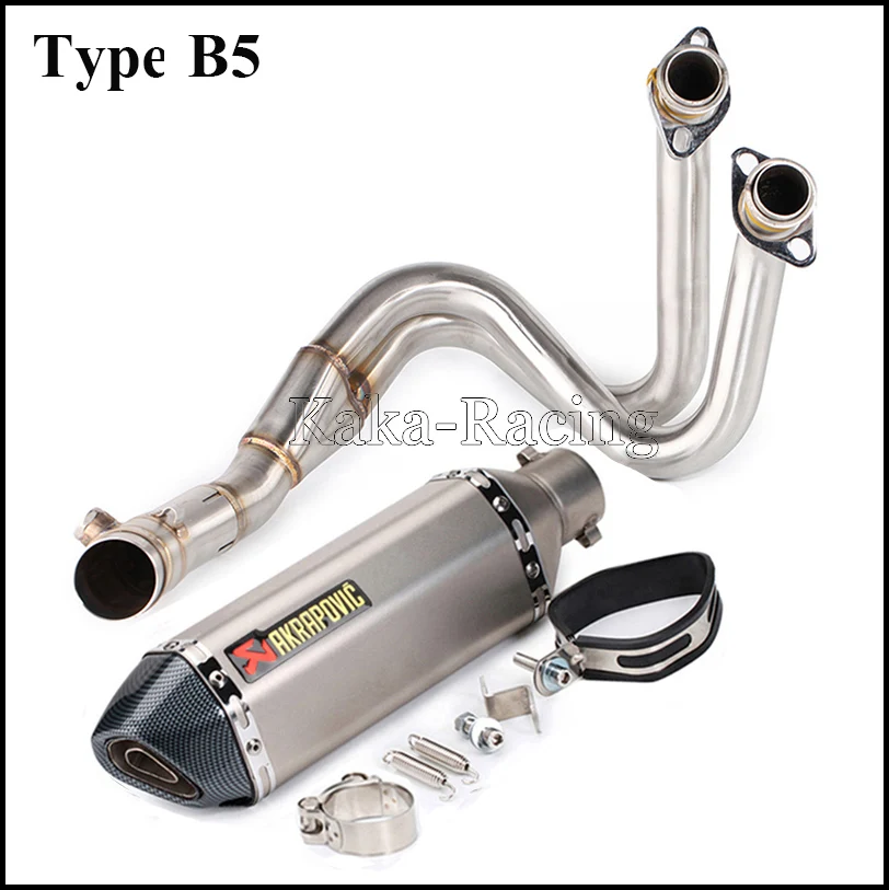 ER6F ER6N Ninja 650R 650 Akrapovic мотоциклетный глушитель выхлопной трубы для Кавасаки ER-6N ER-6F 2012
