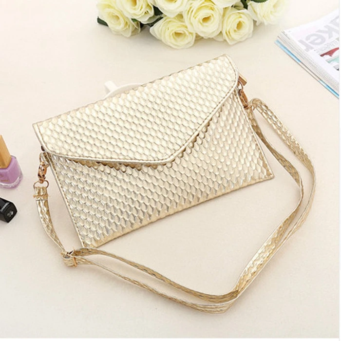 Новые горячие продажи сплошной плеча Crossbody Сумки мода конверт клатч Брендовая