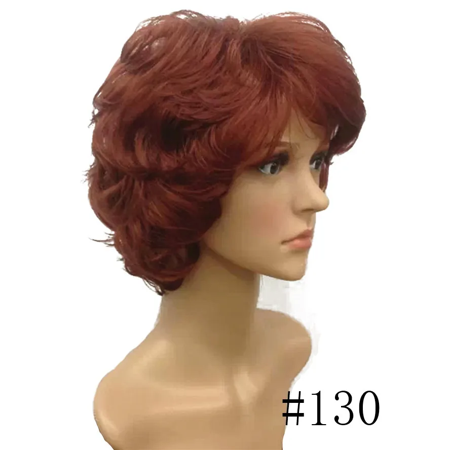 StrongBeauty женские парики черный/коричневый натуральные короткие вьющиеся волосы синтетический полный парик 18 цветов