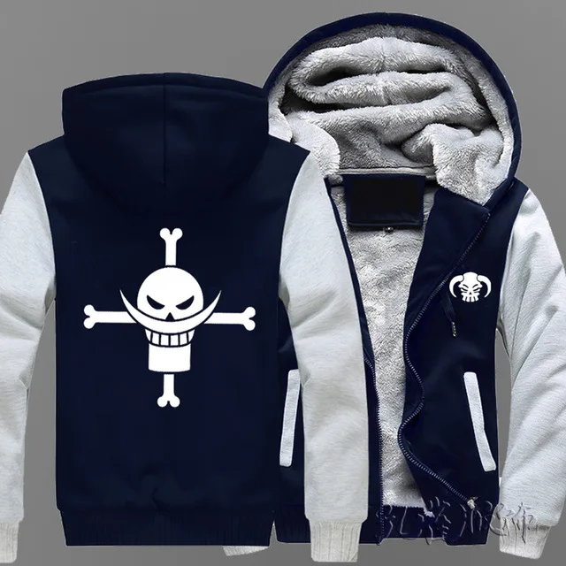 Dropshiping Аниме One Piece белая борода Portgas D Ace толстовка с капюшоном Косплэй толстые