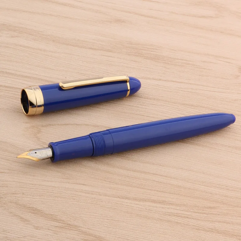 Синий Jinhao 992 Золотая новая офисная пластиковая популярная Подарочная Классическая авторучка - Цвет: Синий