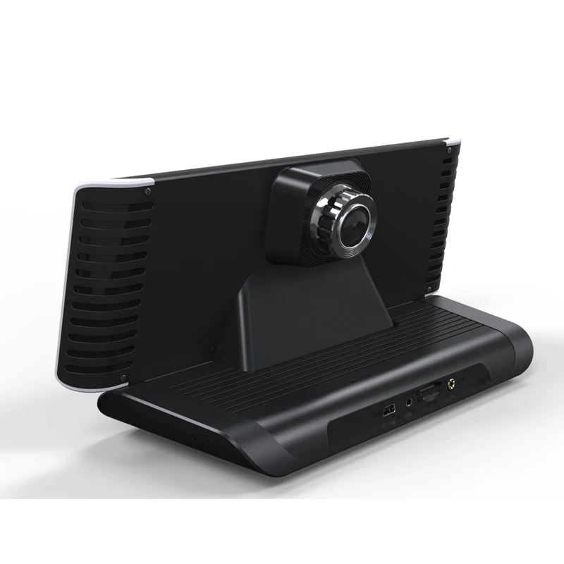 WHEXUNE Новинка 8 дюймов сенсорный ips Android 5,1 Full HD 1080P Автомобильный видеорегистратор с gps навигацией wifi Bluetooth ADAS dash cam