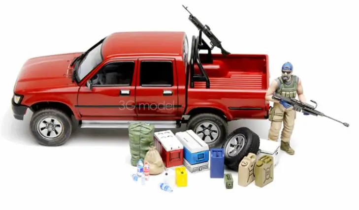 Масштаб 1/35 хобби KingTair военные сборные грузовики 4x4 пикапы с грузовыми