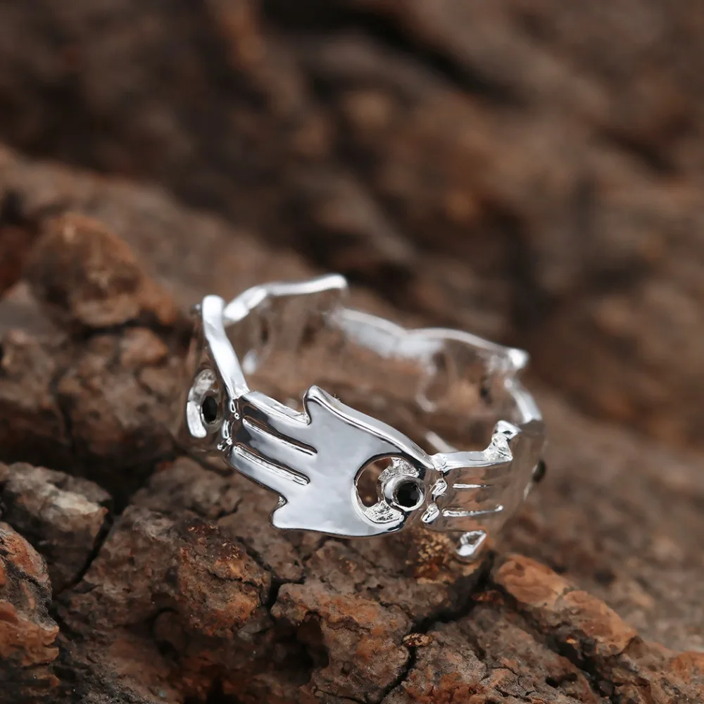 Чандлер золотое покрытие Хамса рука Фатимы кольца сглаза иудейский Каббала баг