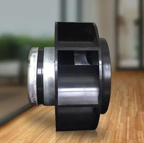 220V 133mm изогнутый назад бесшумный пластиковый центробежный вентилятор с