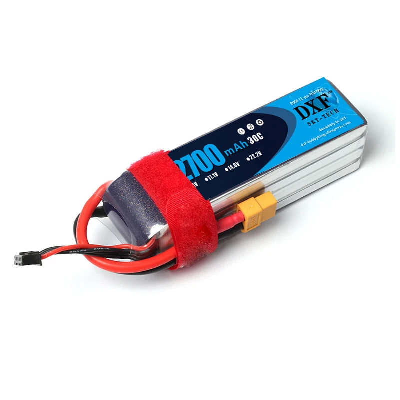 

2017 DXF RC Lipo Battery 11.1V 2700MAH 3S 30C MAX 60C T/XT60 Plug LiPo RC Battery For Rc Helicopter Car Boat Drone truck
