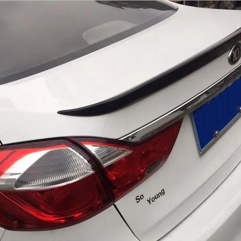 MONTFORD для Kia Cerato K3 2016 2017 Авто ABS пластик Неокрашенный цвет задний Багажник крыло