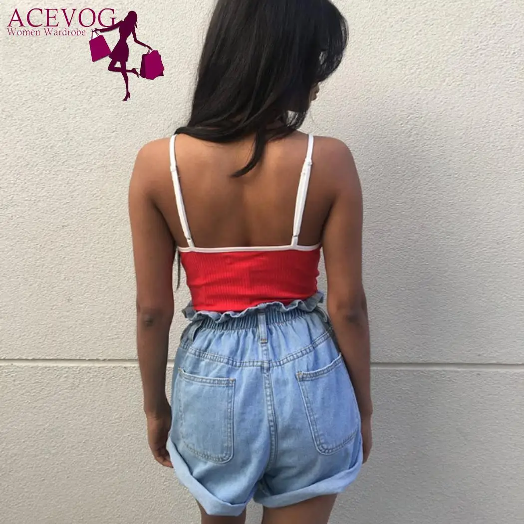 Letter Casual Sexy V-Neck Spaghetti Strap Women Print Embroidery Slim Bodysuits | Женская одежда