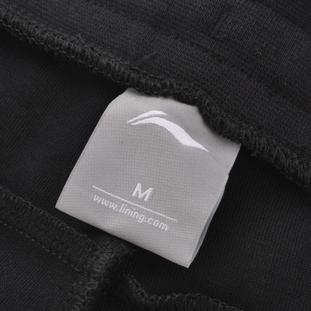 Женские спортивные брюки Li Ning прямые из 71% хлопка и полиэстера с подкладкой 29% для