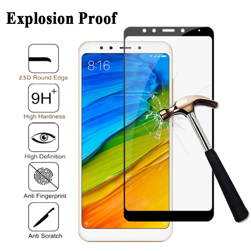 Стекло на ksiomi Redmi 5 5A Защитное стекло для Xiaomi Note Pro Plus Экран протектор A5 не Sklo staklo