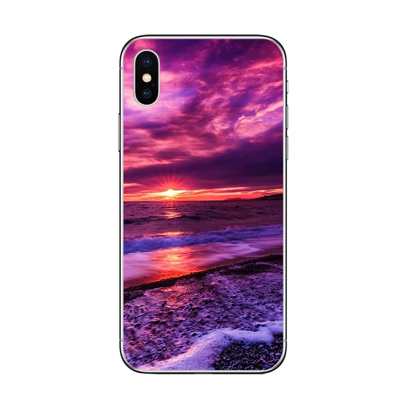 Чехлы для телефонов Ocean Beach Aloha Apple iPhone 7 8 6 6s Plus X XR XS MAX 5 5S SE мягкий чехол из ТПУ чехлы