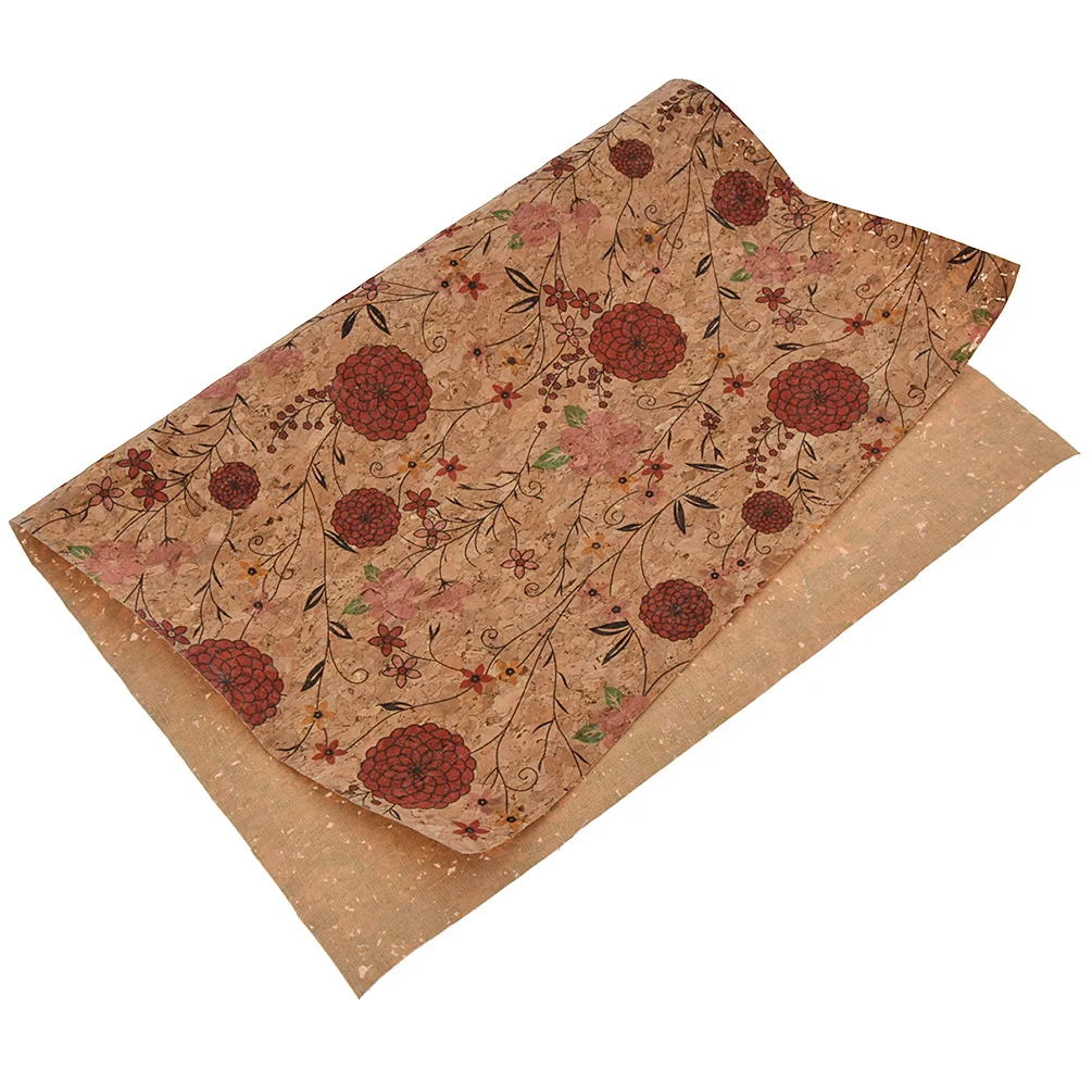 Lychee Life 42x30 см винтажный цветочный принт мягкая пробка из ткани, шитье ручной работы ткань для одежды лук сумки материалы для поделок DIY