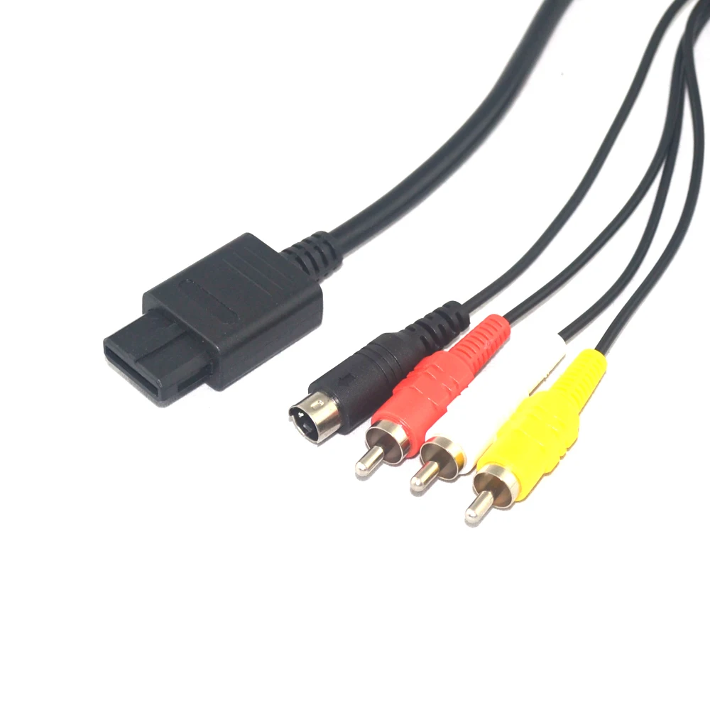 Фото Высококачественный AV-кабель S-Video для G-amecube N-GC, S-NES, N-64 №3