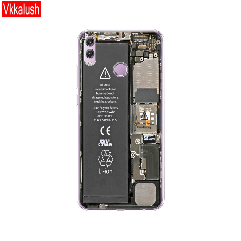 80051 Чехол для huawei Honor 8x, чехол, 6,5 дюймов, силиконовый мягкий ТПУ, задняя крышка для huawei Honor 8x, защитный чехол для телефона, s Shell, Coque, сумки - Цвет: 80051