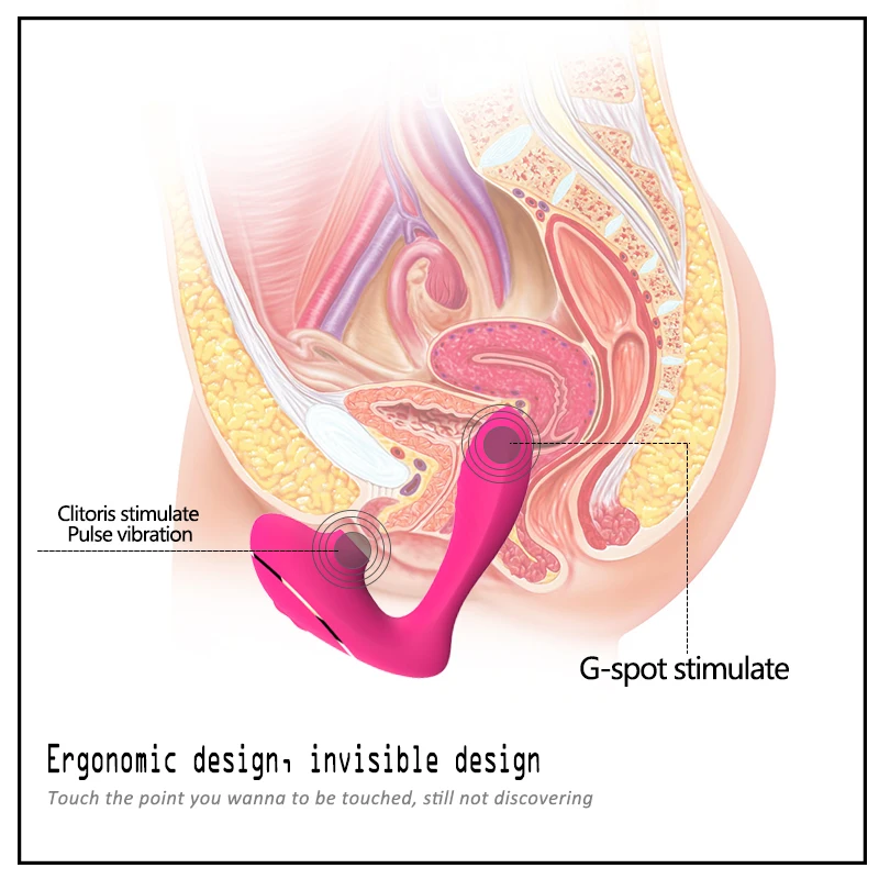 10 скоростей вибратор USB Перезаряжаемый влагалище Вибрирующая присоска оральный