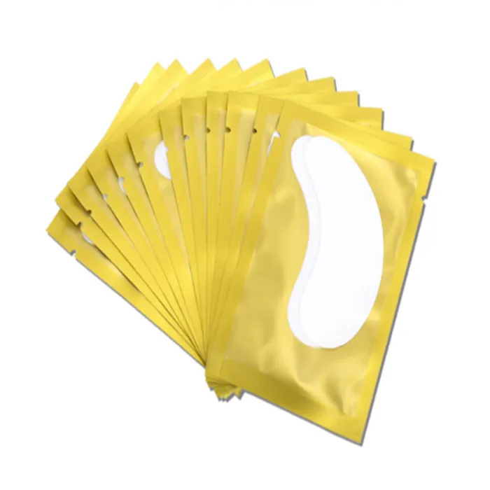 100 пар/упак. накладки под глазами для ресниц бумажные на кончики глаз наклейки без