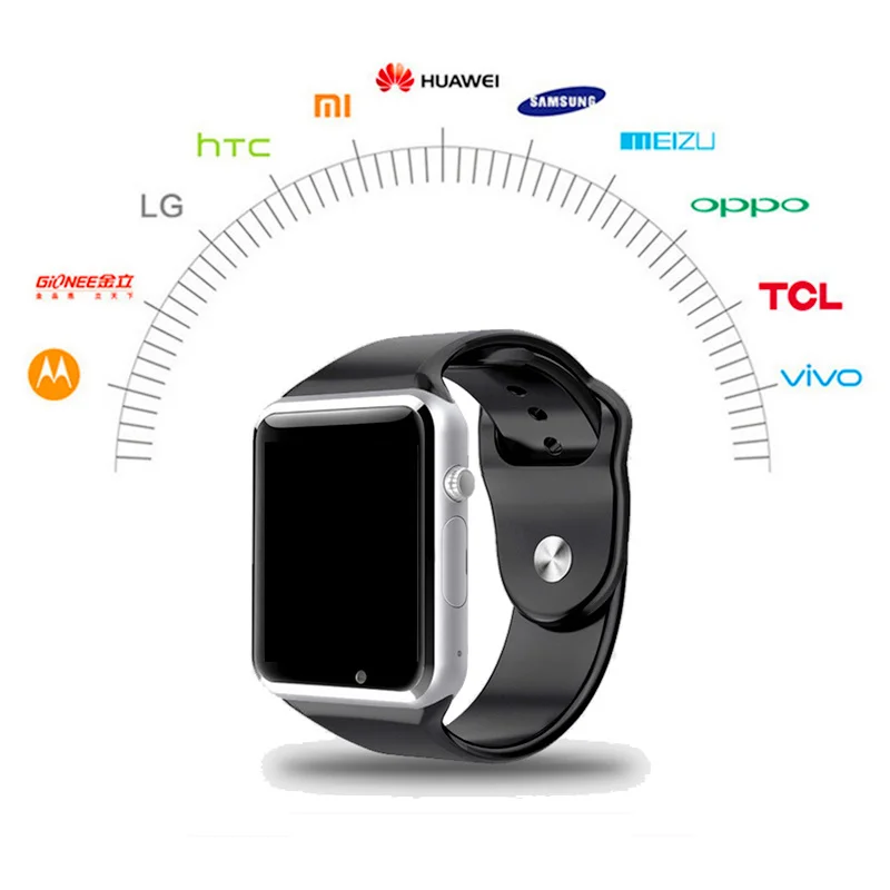 Bluetooth Смарт часы A1 Поддержка камеры SIM TF карты Шагомер Smartwatch для Xiaomi Huawei Andriod