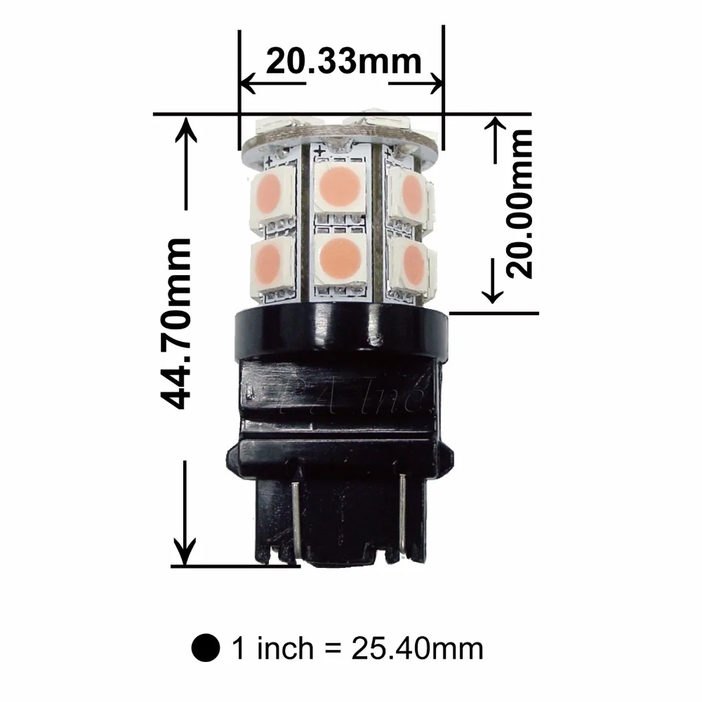 PA LED 4 шт. X 20SMD 5050 для Ford 3157 стоп сигналов светодиодные лампы цвет синий| |