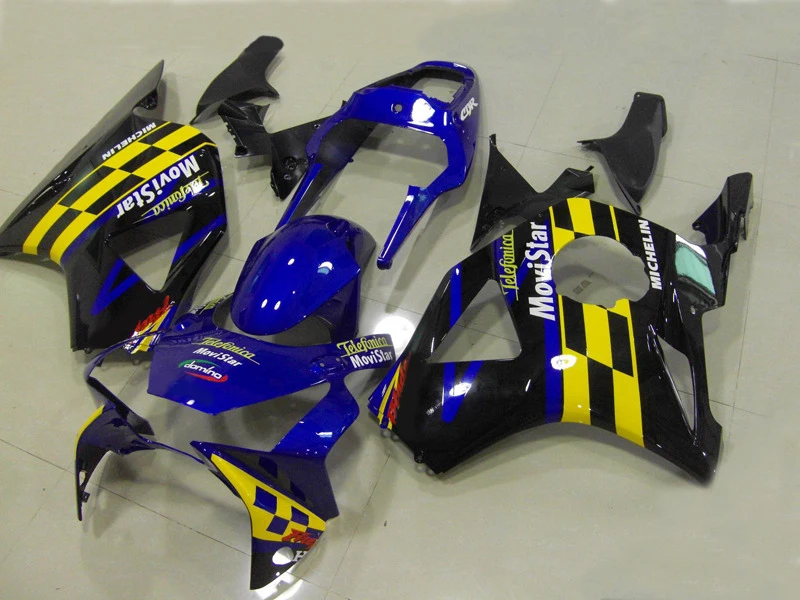 Комплект обтекателей для мотоцикла HONDA CBR900RR 954 02 03 CBR 900RR 2002 2003 CBR900 ABS синий желто