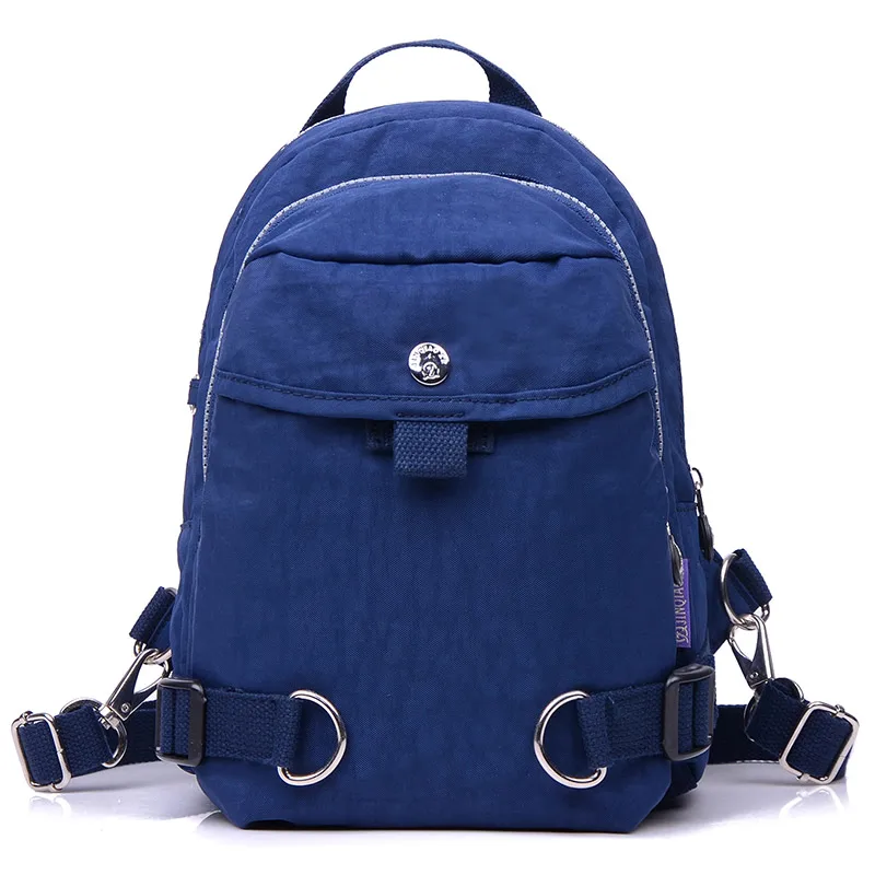 DarkBlue Горячее предложение для женщин рюкзак водостойкий нейлоновый Высококачественный Леди рюкзаки женский повседневное дорожная сумка сумки mochila feminina - Цвет: DarkBlue