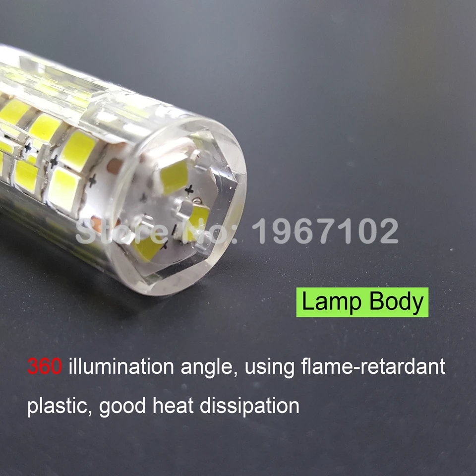 100 шт. G9 5 Вт SMD 2835 Светодиодный кукурузный светильник лампа 51 светодиодный s AC220V