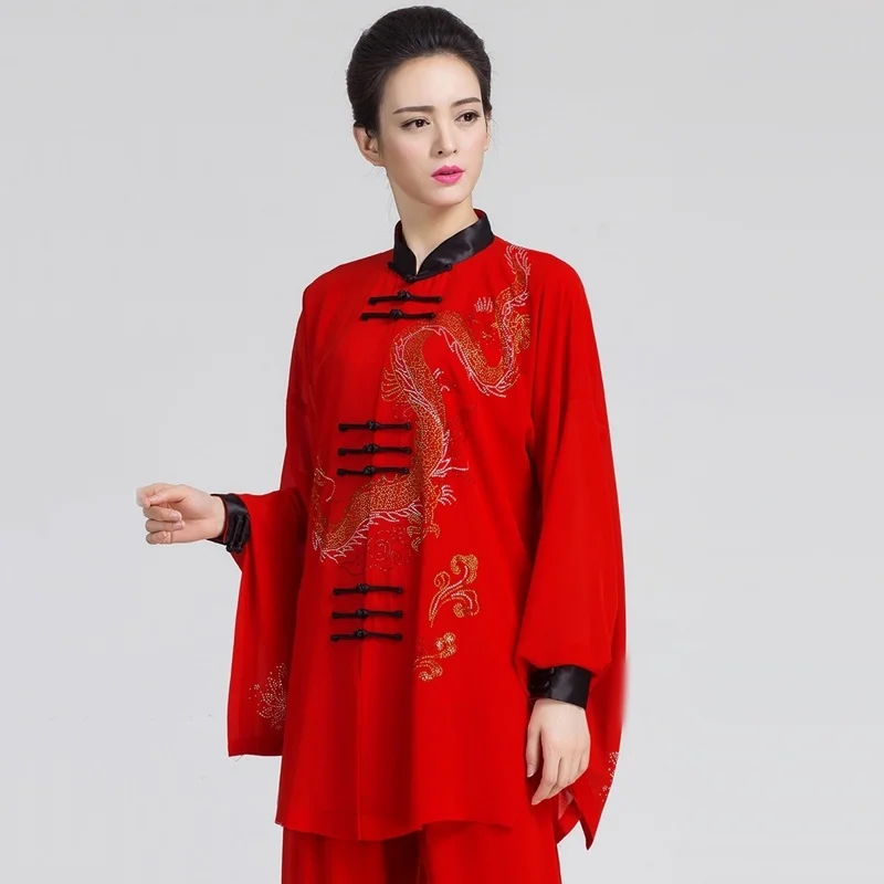 Одежда Tai chi wudang женская униформа для кунг фу одежда ушу женский китайский костюм
