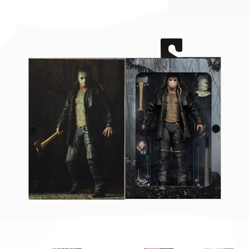NECA пятница Джейсон 2009 ремейк вурхи экшн фигурка игрушка ужас Хэллоуин
