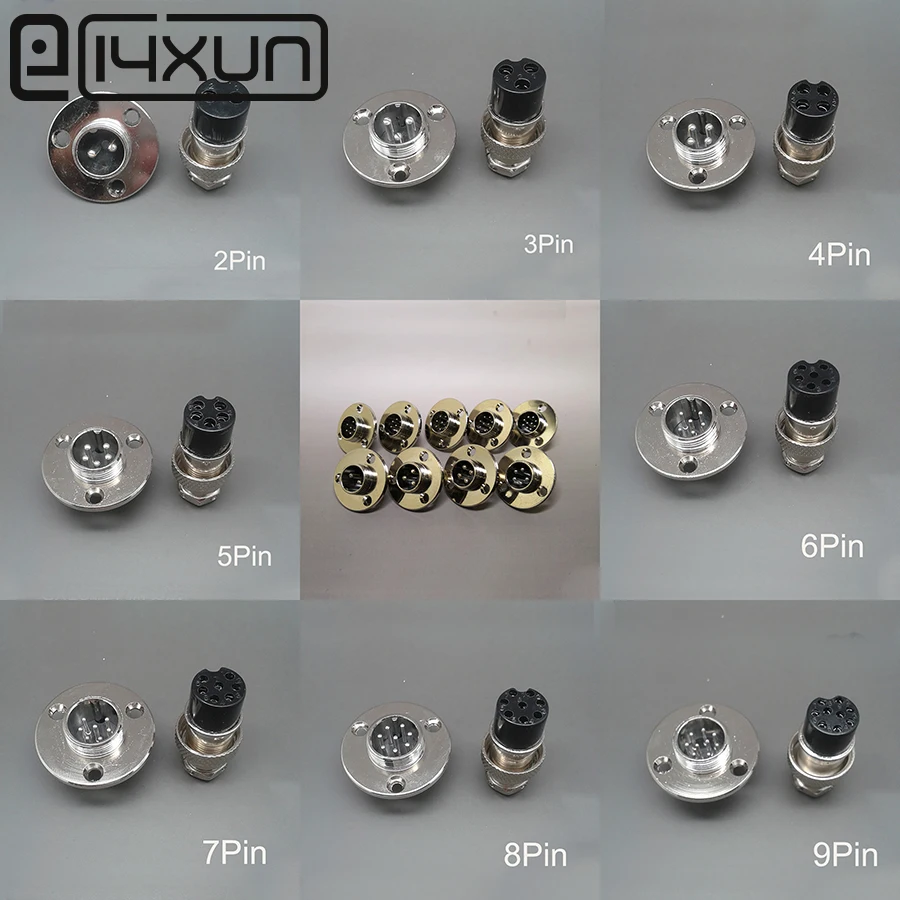 1 комплект GX16 с 3 х отверстиями фланец авиационный разъем XLR 16 мм 2 4 5 6 7 8 9