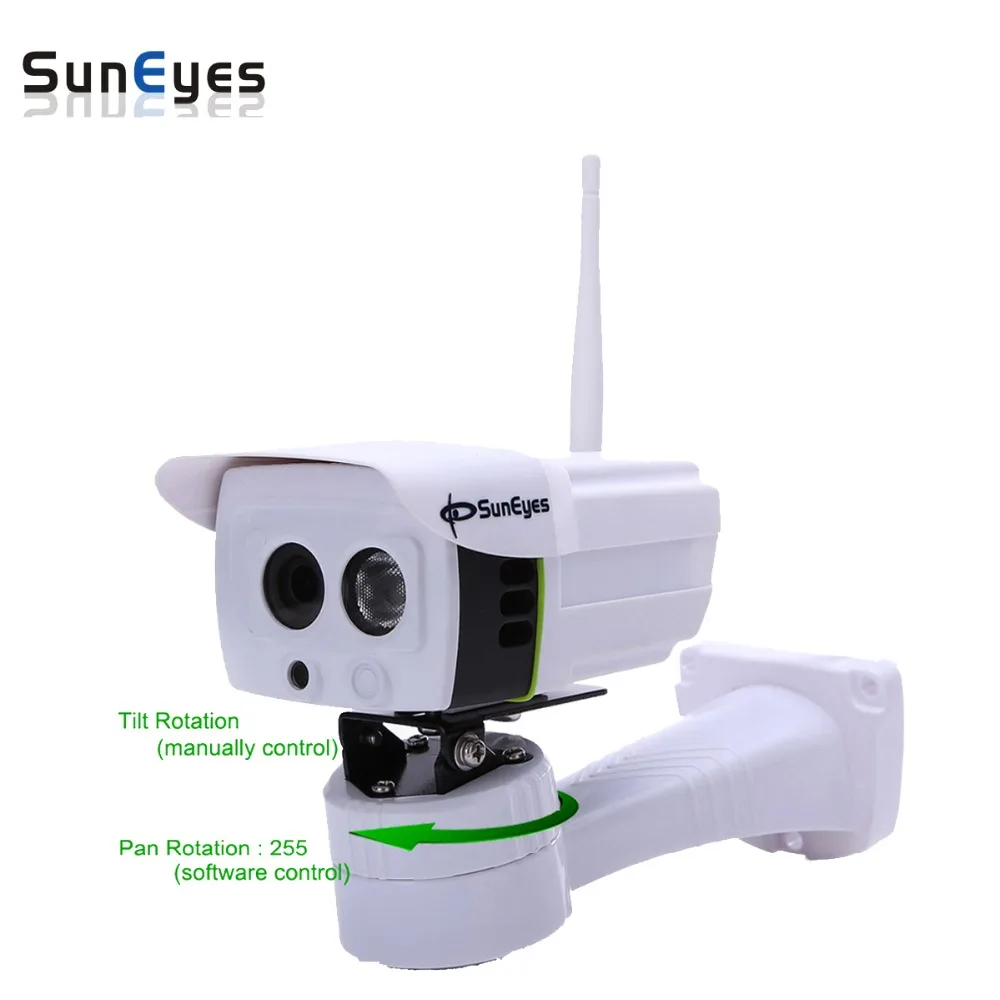 SunEyes sp p701ewp Беспроводной Открытый IP Камера Пан вращения по Программы для