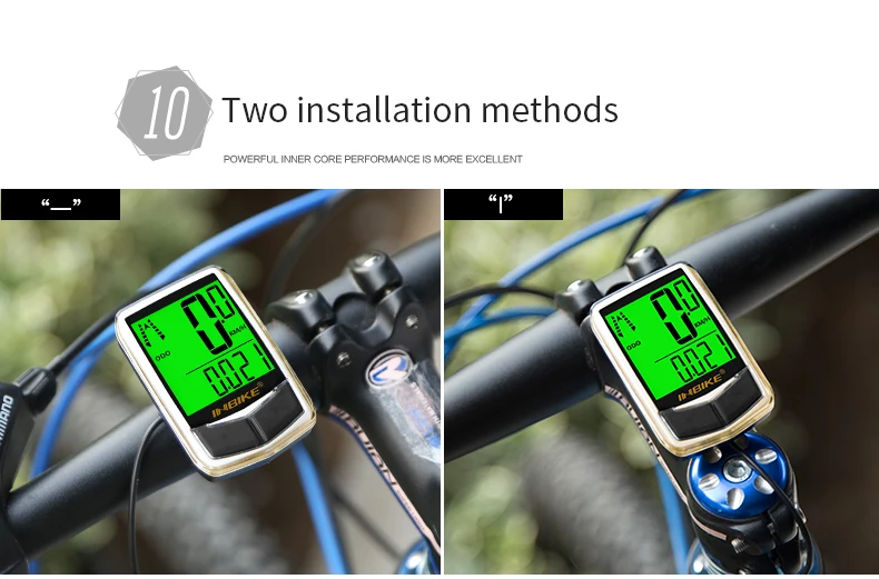 INBIKE велосипед компьютер Водонепроницаемый Подсветка Велосипедные компьютеры