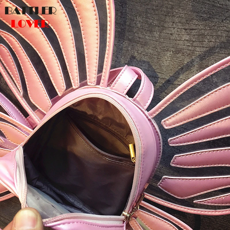 

Butterfly Shape Backpack Girl School Backpack Mochila School Bag Luxury Backpack Women Mochila Feminina Chain Clutch Student Bag