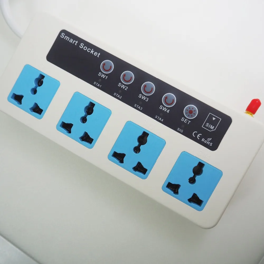 Новинка выключатель на 4 розетки встроенное дистанционное управление
