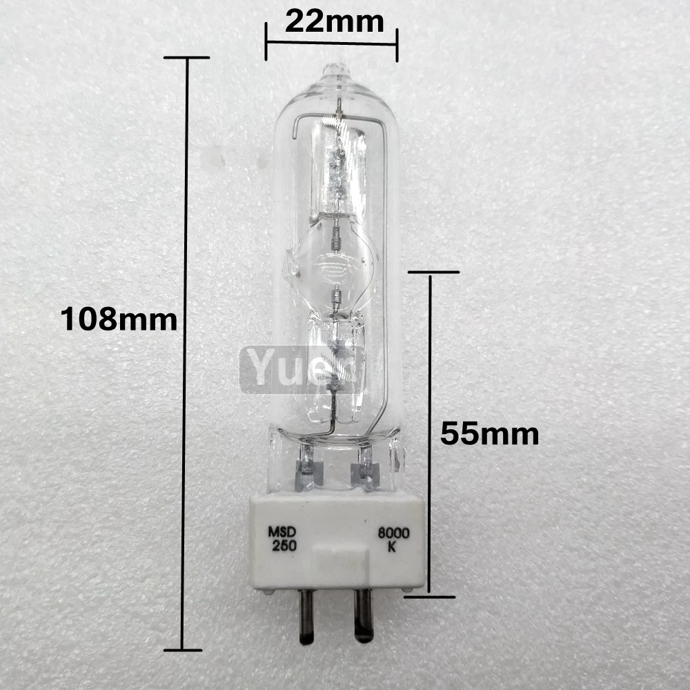 Сценический светильник ing Лампа MSD 250/2 MSD250W Вт 90V MSR лампы NSD 250W 8000K Металл галогенные лампы диско диджей светодиодный движущийся головной светильник