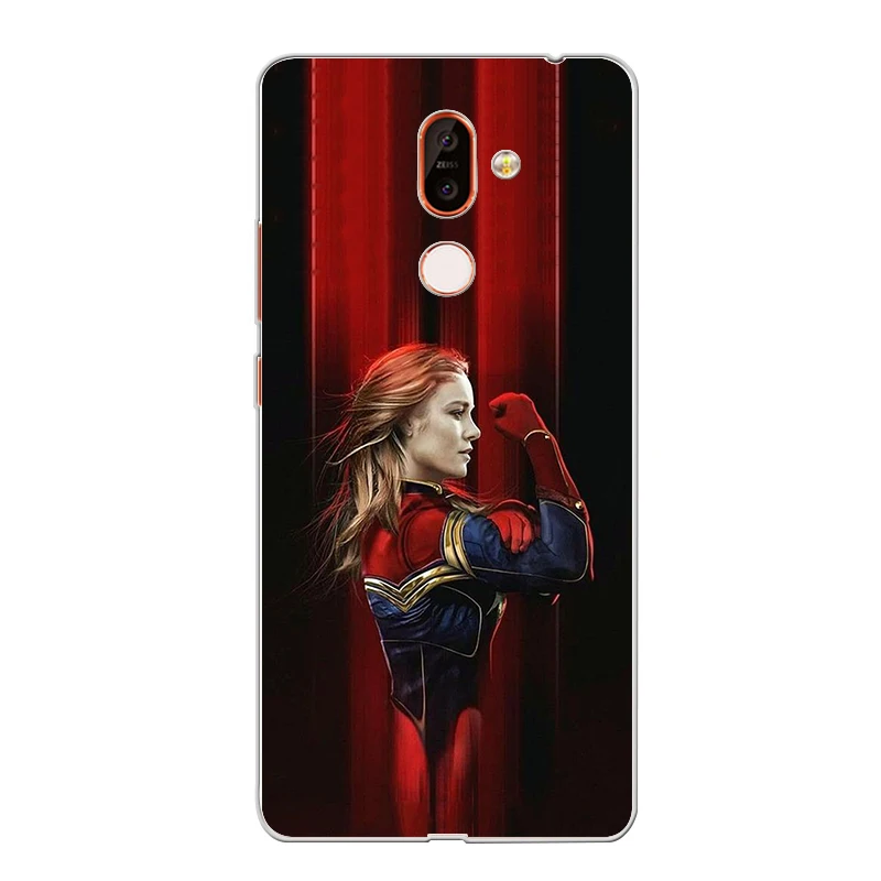 Ciciber чехол для телефона Nokia 9 PureView 1 2 3 5 6 7 8 Sirocco задняя крышка Plus Captain Marvel |