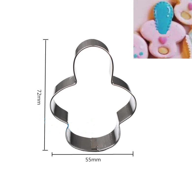 Новинка! Детская серия из нержавеющей стали резак для печенья 4 шт./компл. | Дом и