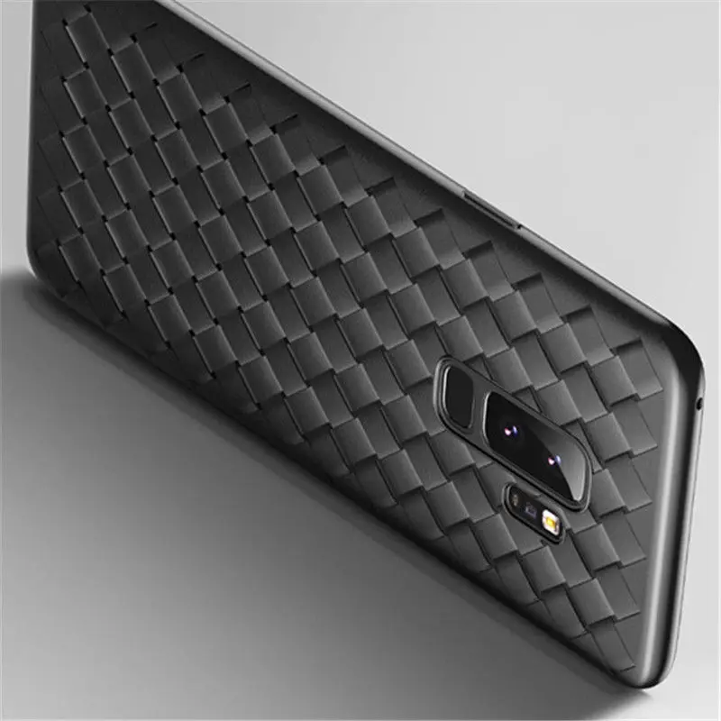 Zeallion для самсунга Galaxy S8 S9 Plus A5 A7 2016 A6 2018 Note 8 ультратонкий тканый чехол с узором из