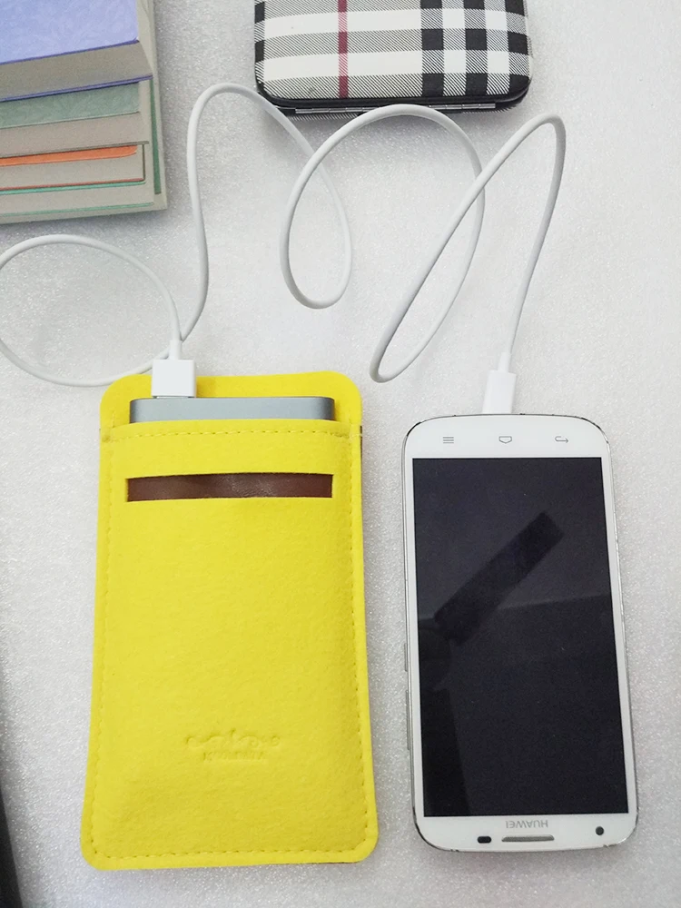 Чехол Xiao mi power bank для 10000 мАч, 2 Pro, 3 mi power Bank, 3, 10000 мАч, чехол из войлочной ткани, удобный чехол, портативный внешний аккумулятор