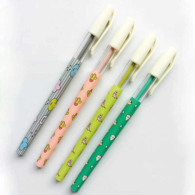 48 шт./лот мультфильм лес кактус облако Мороженое Шариковая ручка для школы офиса