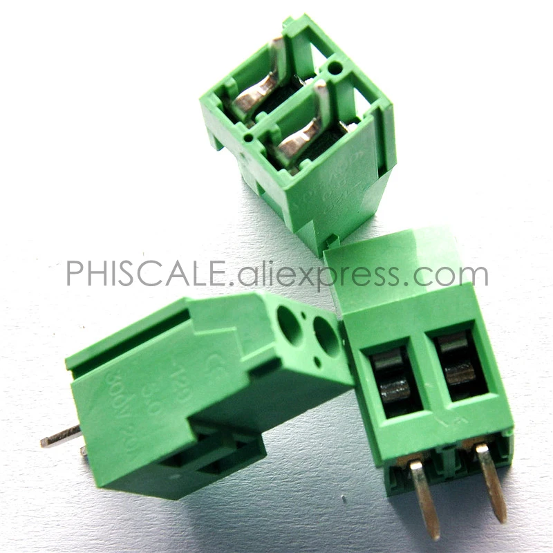 PHISCALE KF129 5 08 мм Шаг 2-10P печатная плата Клеммная колодка соединение 2 контакта 3 300 в 25