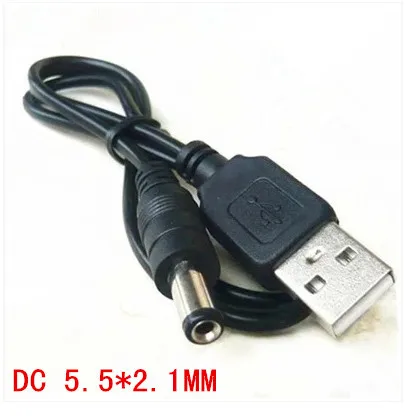 10 шт. универсальный кабель питания с USB на 5 мм/2 1 мм вольт DC Barrel Jack|connecting cable|usb tousb to