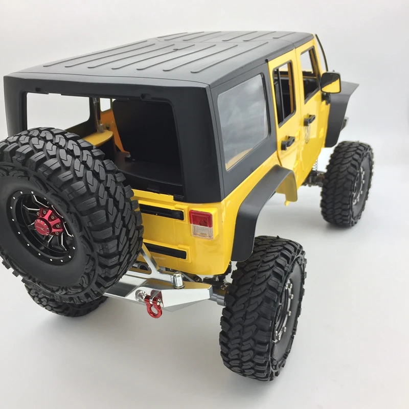 AXIAL SCX10 upgrade metal Rear Bumper Bull Spare Tire Carrier Shackles For Rock Crawler Rc Truck II Jeep 90035 AX90046 | Игрушки и хобби