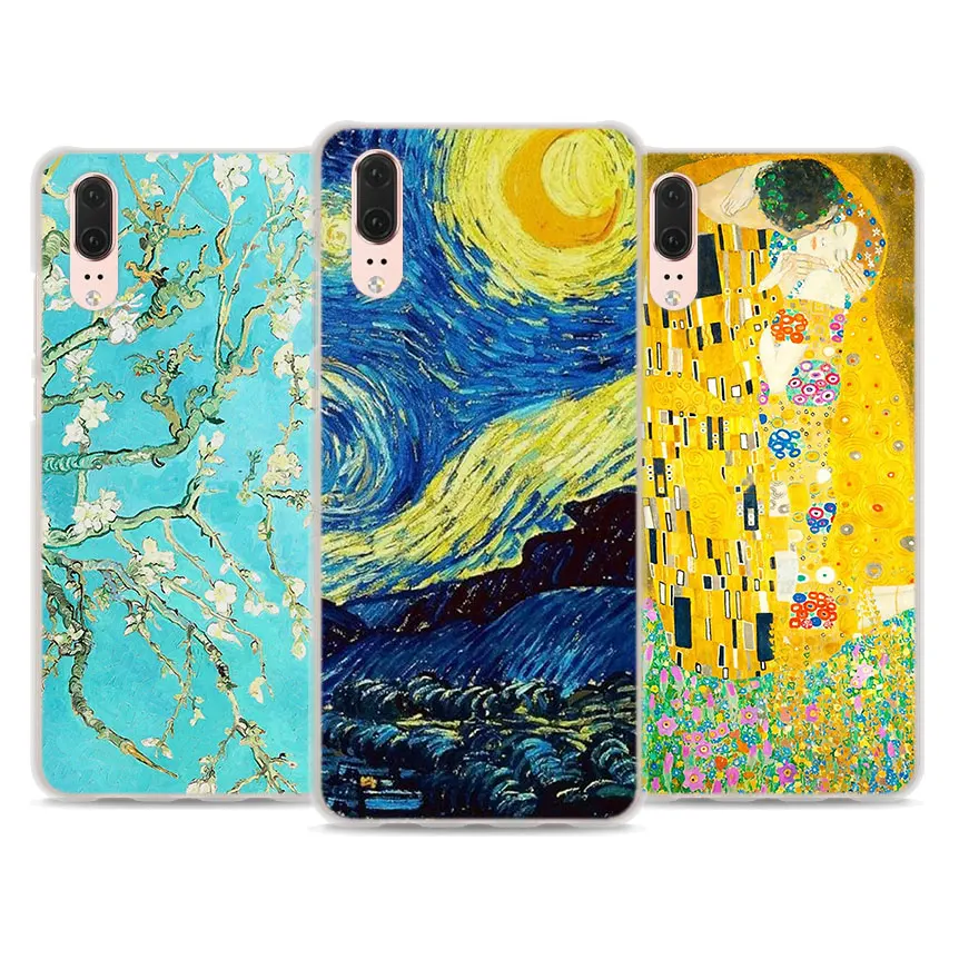 Чехол Ван Гог Звездная ночь для huawei P30 P20 Lite P10 Lite mate 10 Pro 20 Lite жесткий чехол для телефона