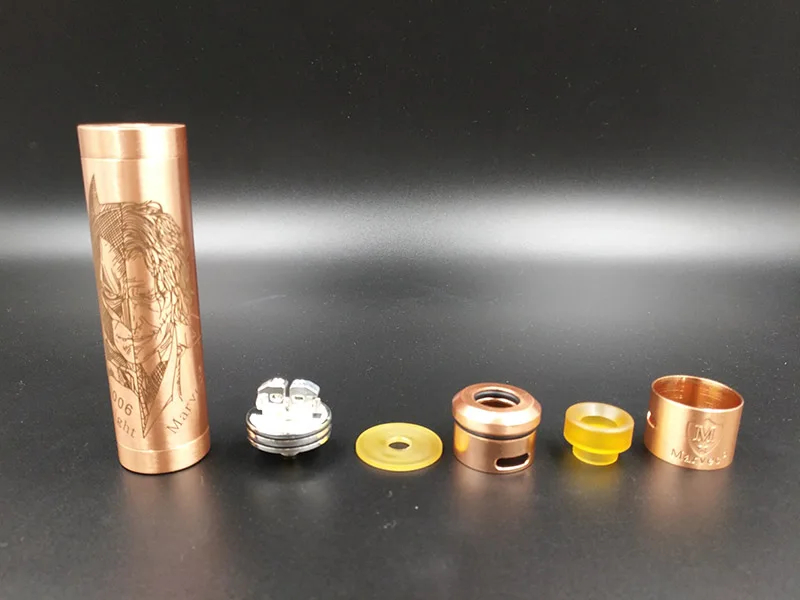 Оригинальный MARVEC Darkness Mod Kit электронные сигареты механические моды подходят 510 RDA