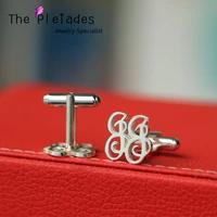 925 sterling silver cuff links with monogrammed letters personalized 2 initial monogram cufflink men jewelry fathers gift