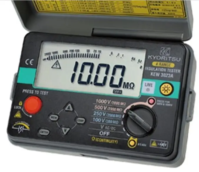 Цифровой тестер изоляции/непрерывности kyoritsu KEW 3023A замена 3023|insulation continuity tester|digital