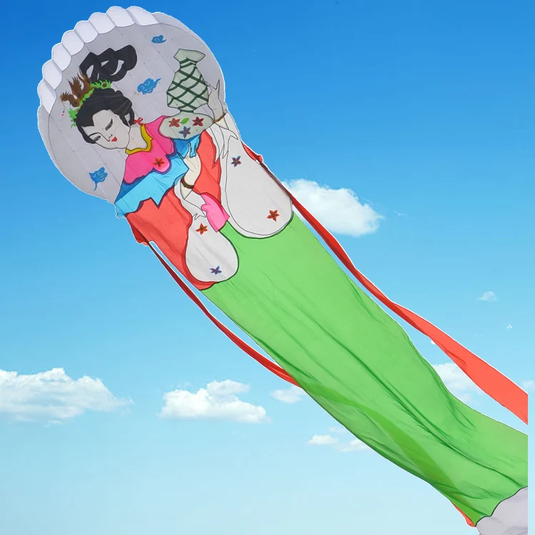 Одиночный новый fada voadora летающая фея нейлон Рипстоп крылья феи воздушные змеи для