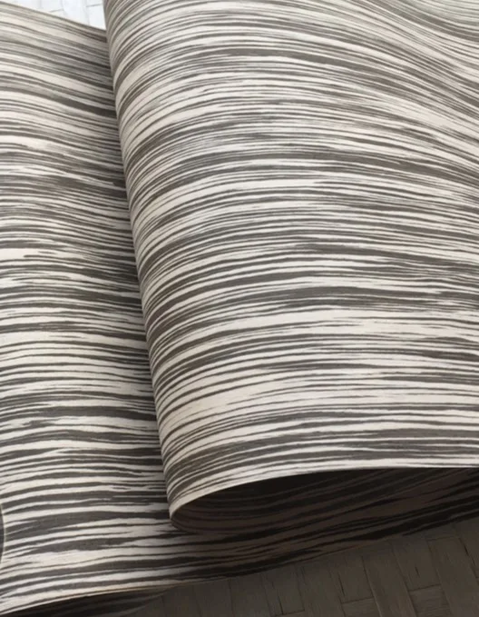 

2pcs L:2.5Meters Width:60/pcs Thickness:0.25mm Technology Zebra Wood Veneer (Back Non woven Fabric)